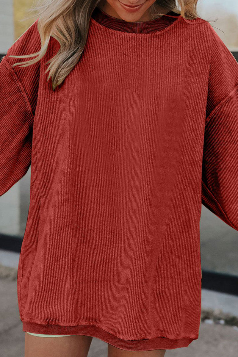 West Coast Brick red casual sweatshirt 