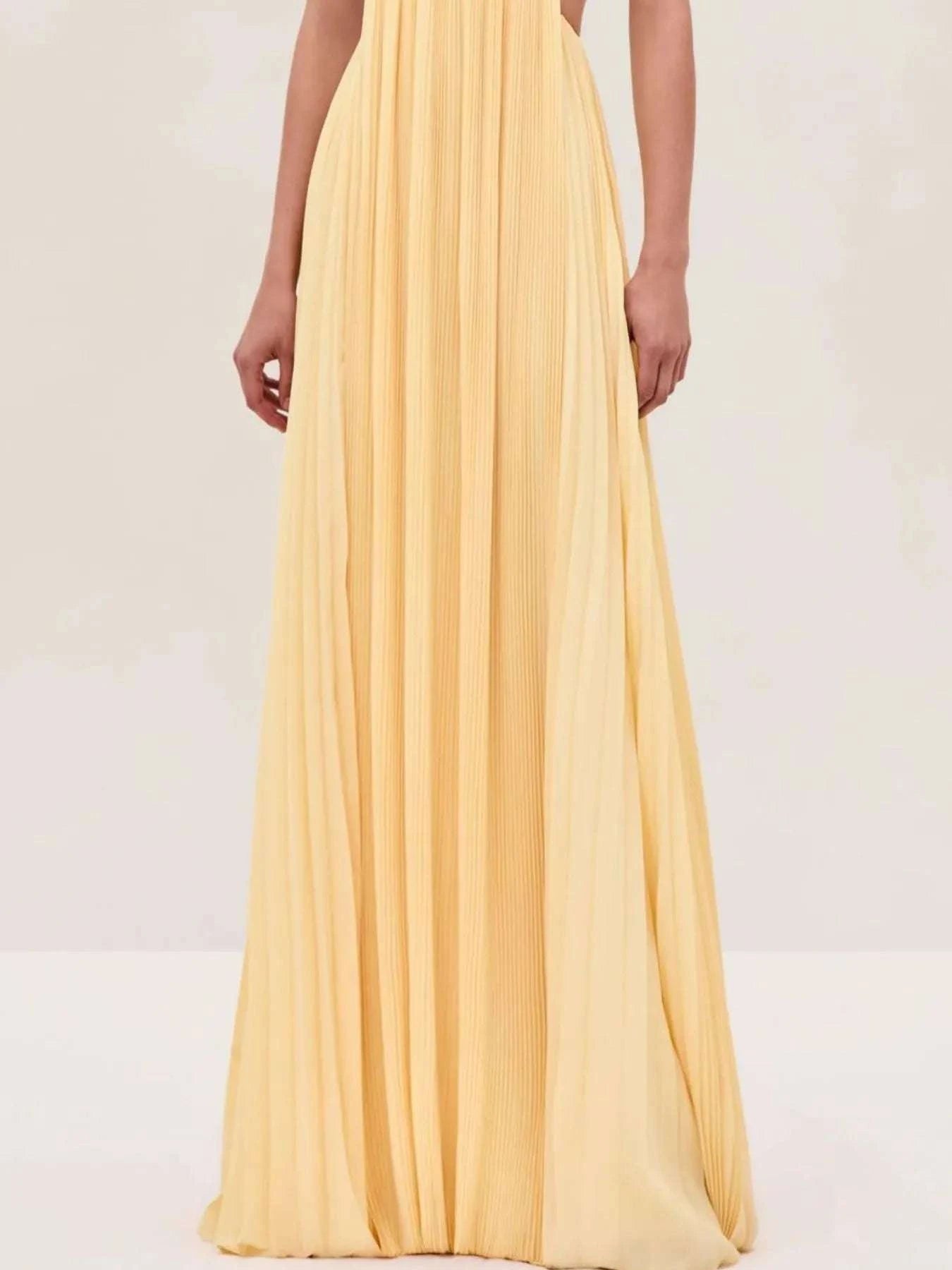 Cutout Ruched Maxi Cami Dress WESTCLOSET