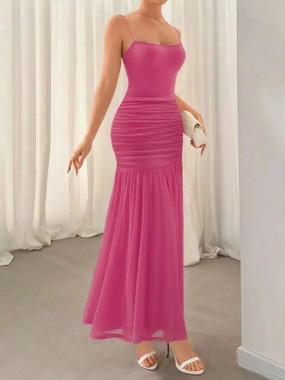 Ruched Maxi Cami Dress WESTCLOSET