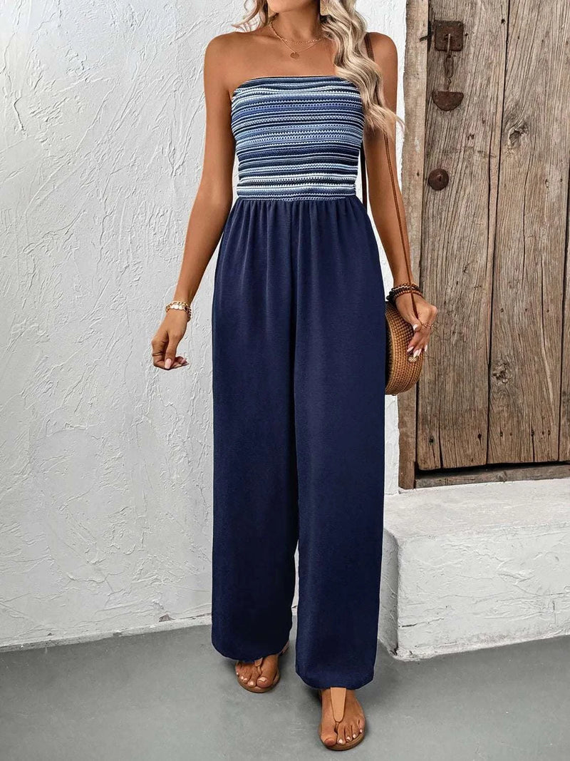 Tube Wide Leg Jumpsuit WESTCLOSET