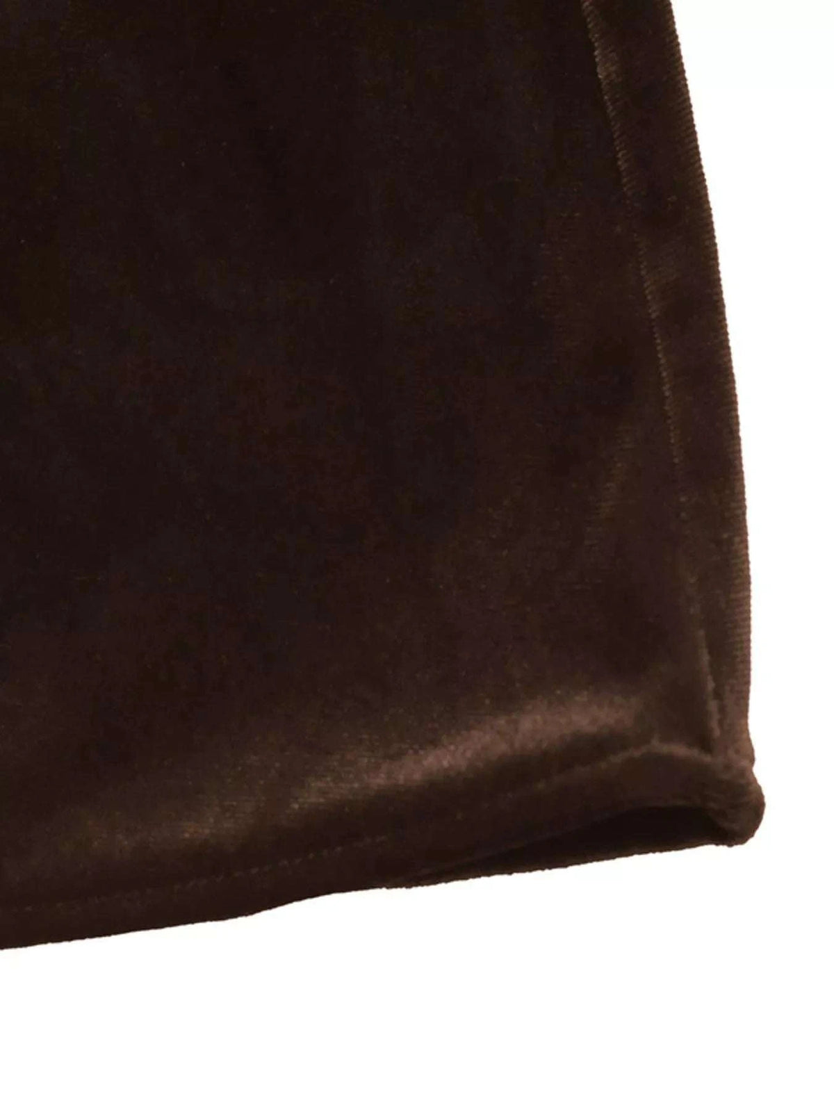 Velvet A-Line Dress with Lace Trim WESTCLOSET