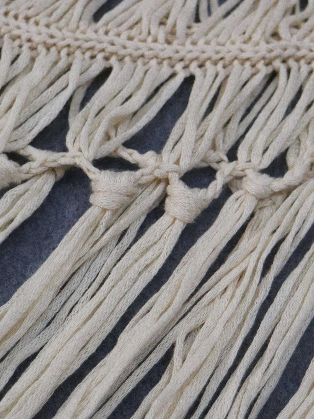 Crochet Fringe Beach Cover Up WESTCLOSET