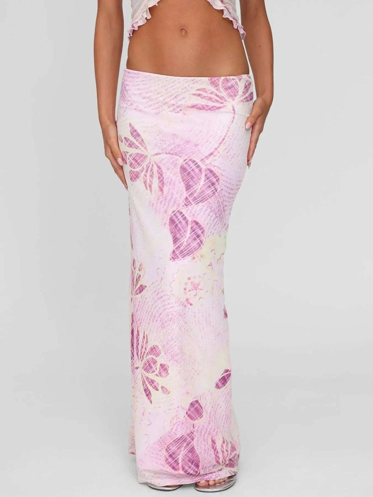 Printed Halter Neck Cami and Maxi Skirt Set WESTCLOSET