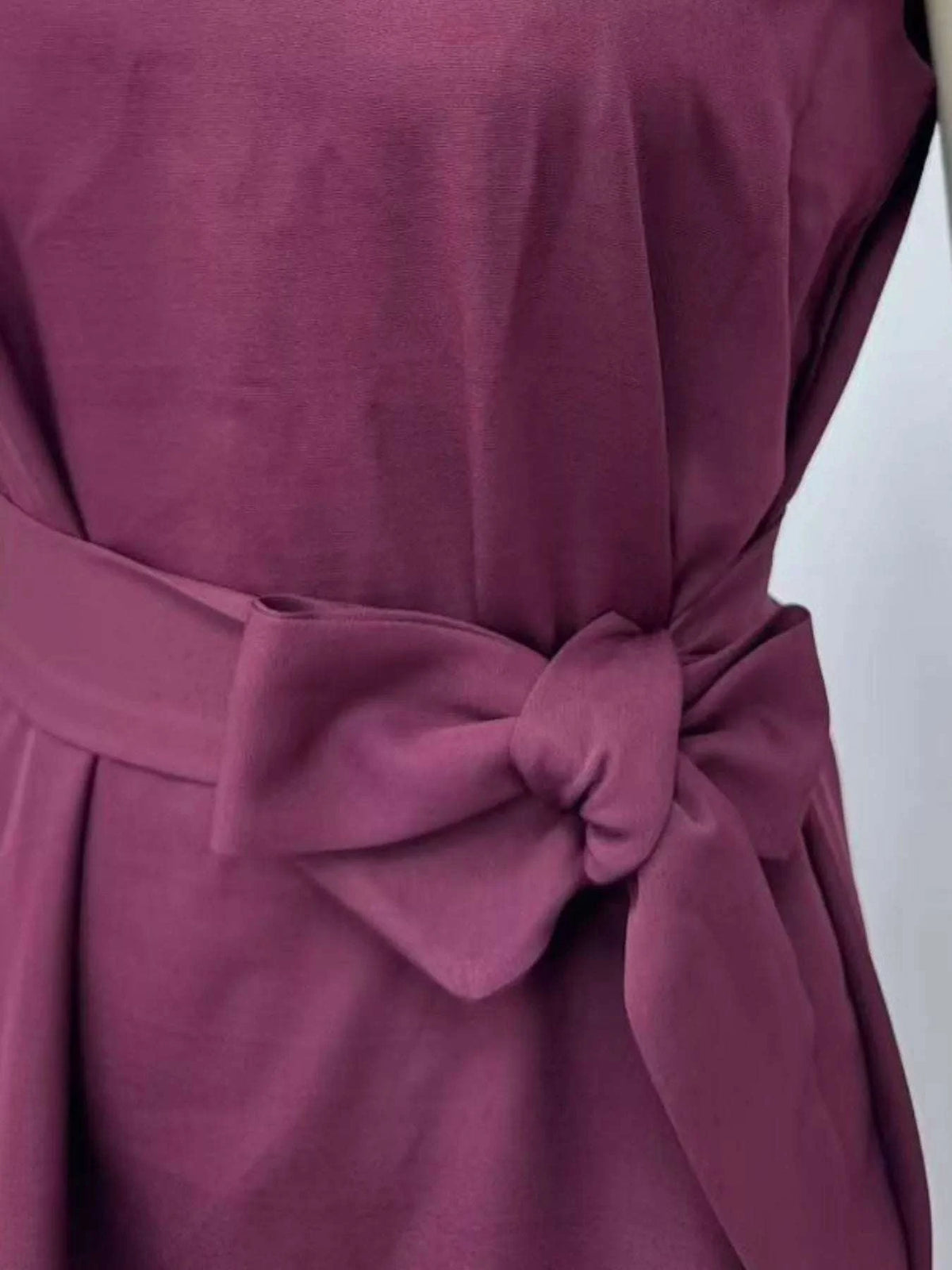 Round Neck Sleeveless Midi Dress WESTCLOSET