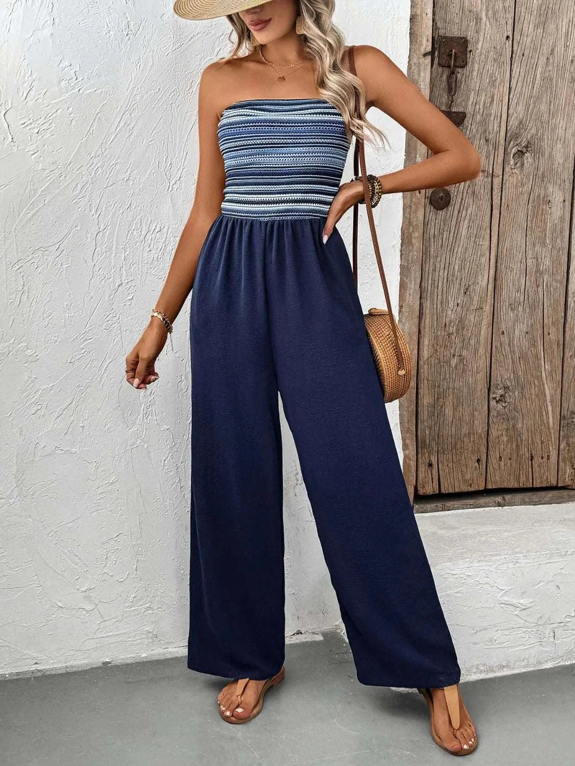 Tube Wide Leg Jumpsuit WESTCLOSET