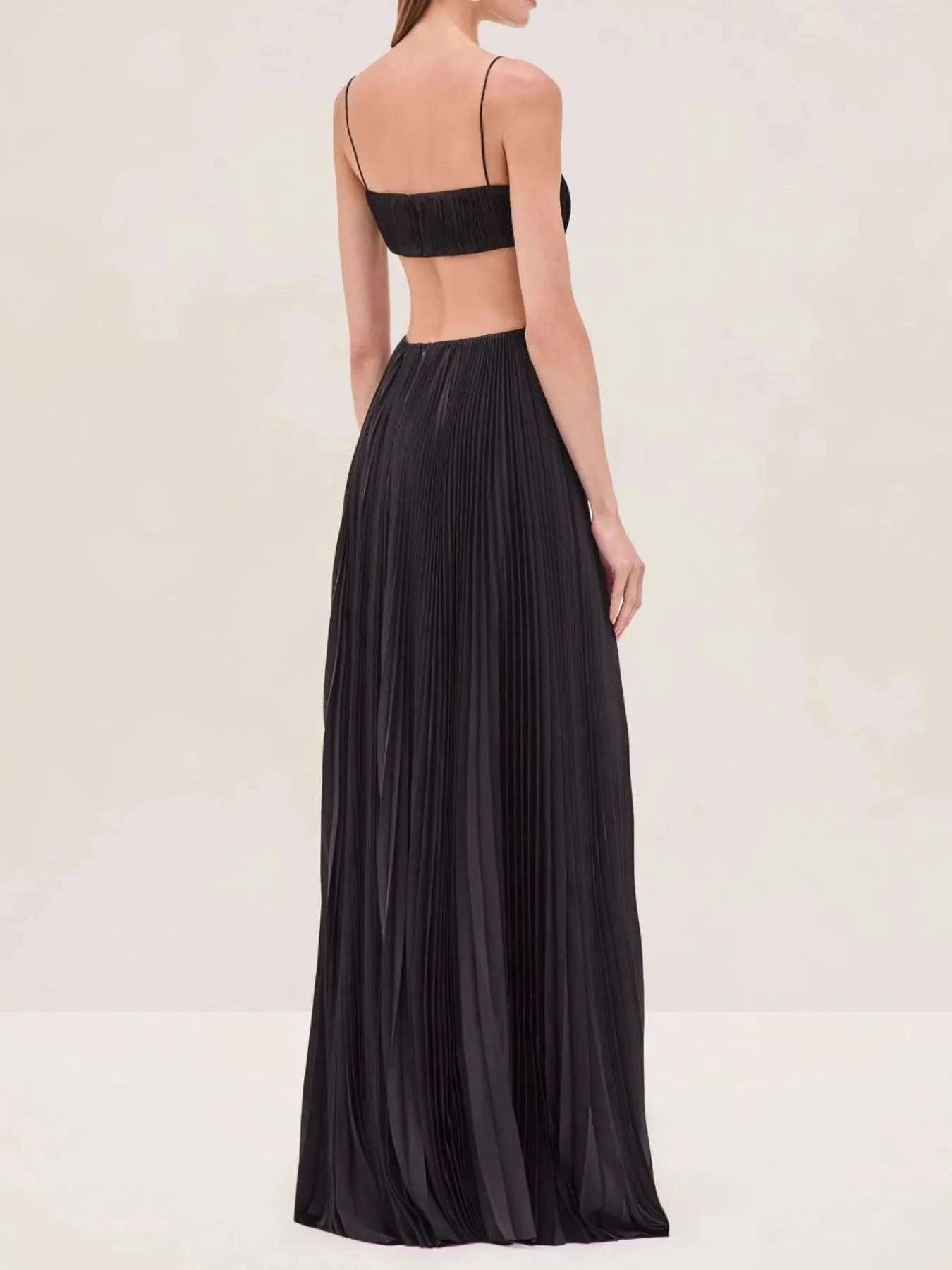 Cutout Ruched Maxi Cami Dress WESTCLOSET