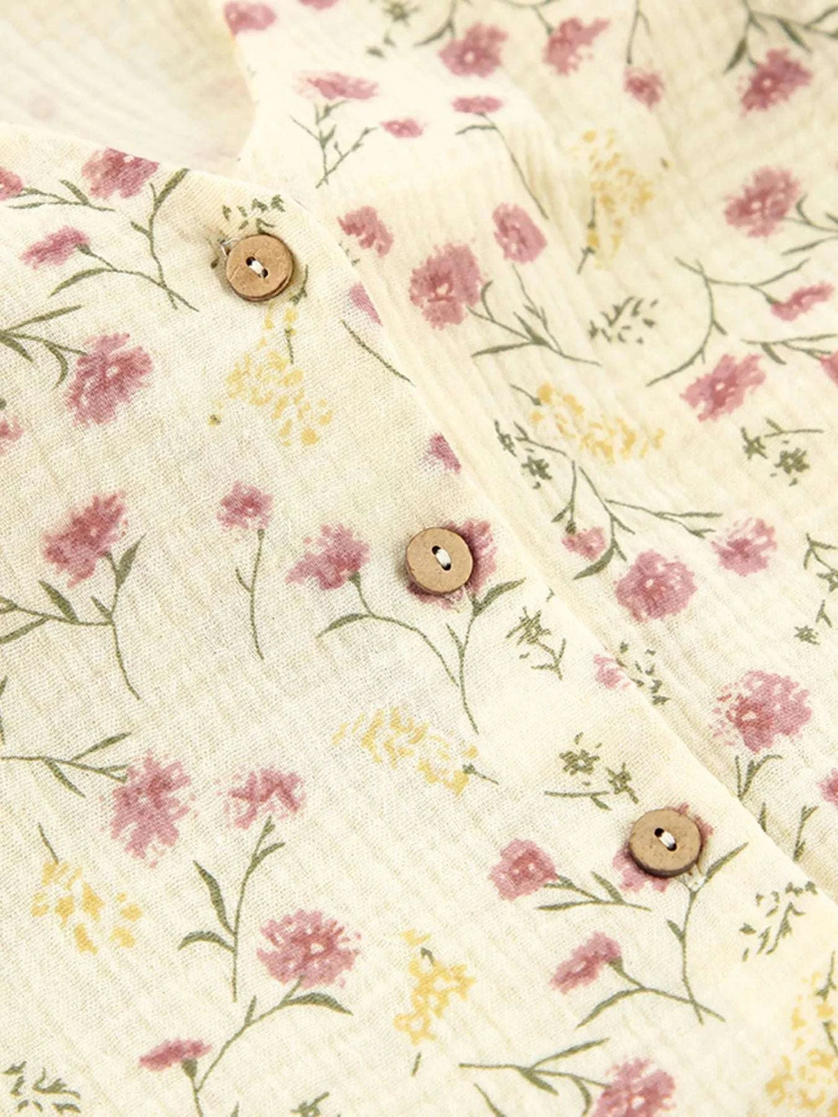 Floral Print Button-Down Top and Pants Lounge Set WESTCLOSET