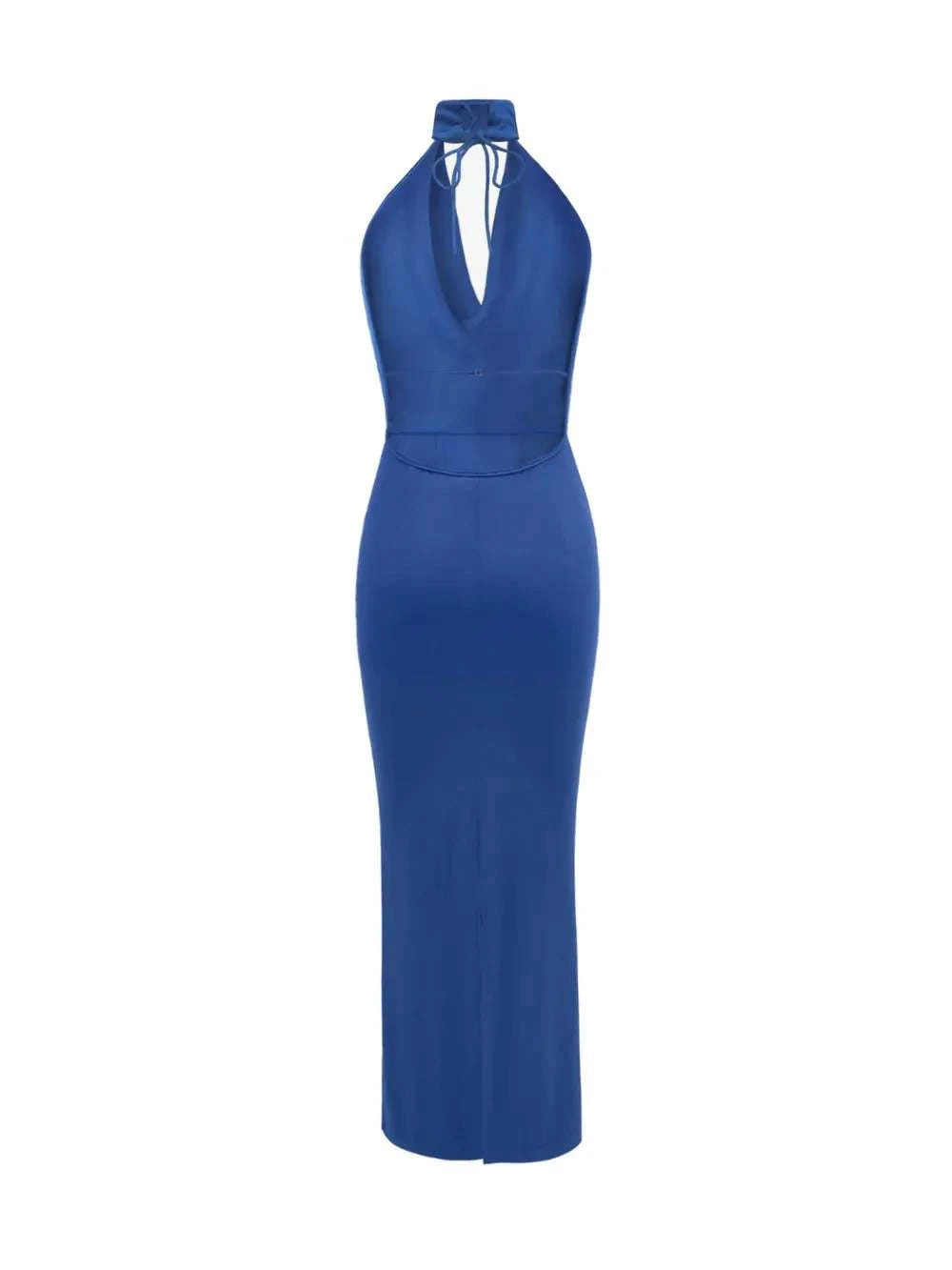 Backless Lace Up Back Sleeveless Maxi Dress WESTCLOSET