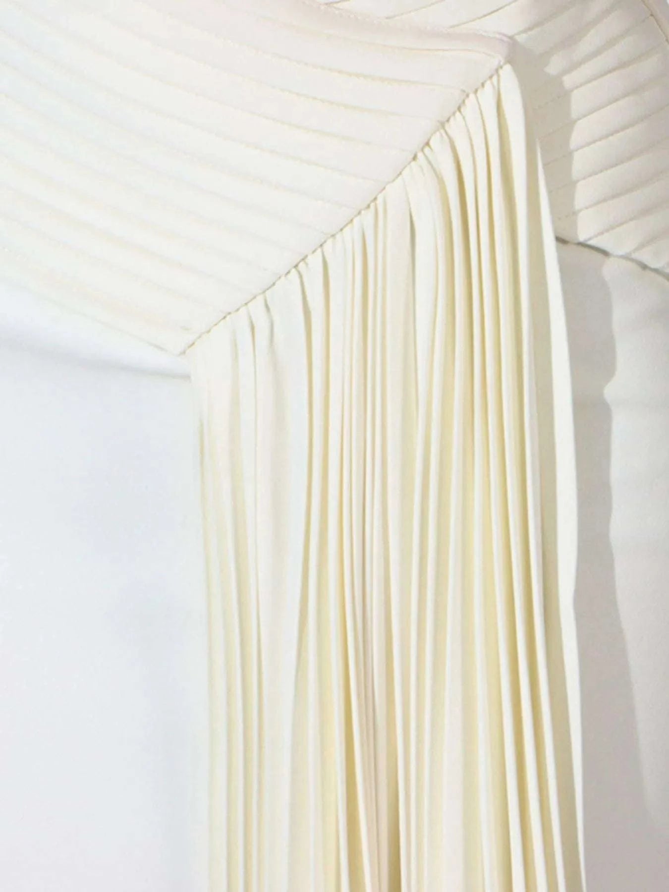 Single Shoulder Pleated Dress WESTCLOSET