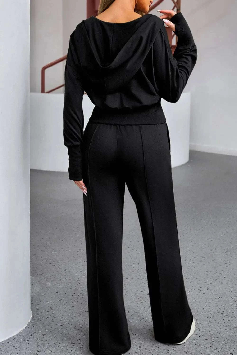 Zip-Up Hoodie and Pants Active Set WESTCLOSET