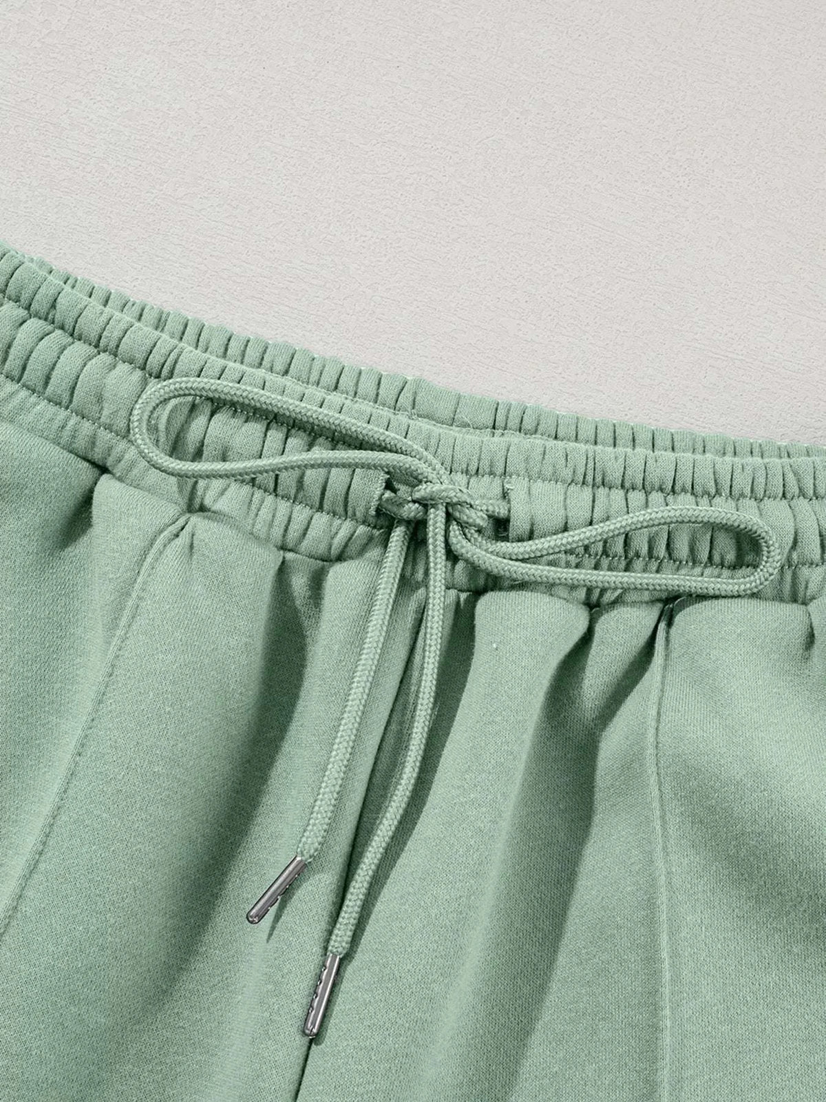 Drop Shoulder Zip Up Jacket and Drawstring Pants Active 2pcs Set WESTCLOSET