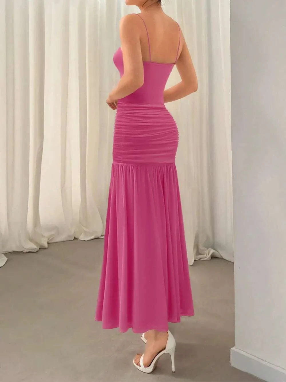 Ruched Maxi Cami Dress WESTCLOSET