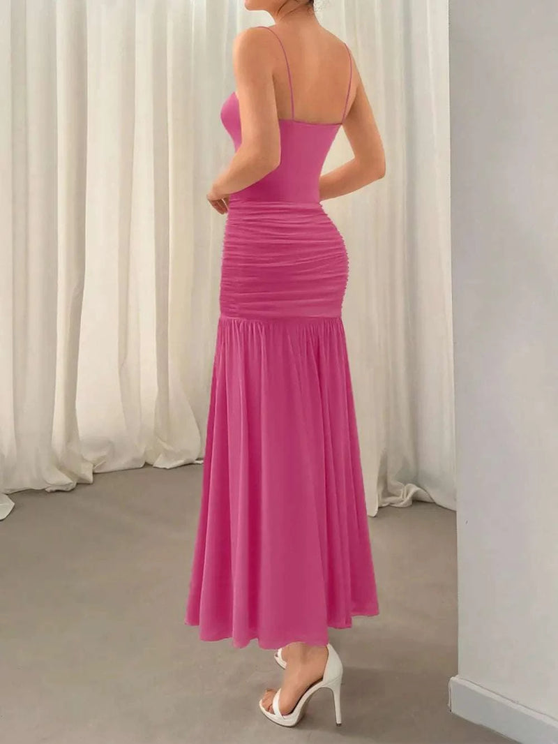 Ruched Maxi Cami Dress WESTCLOSET