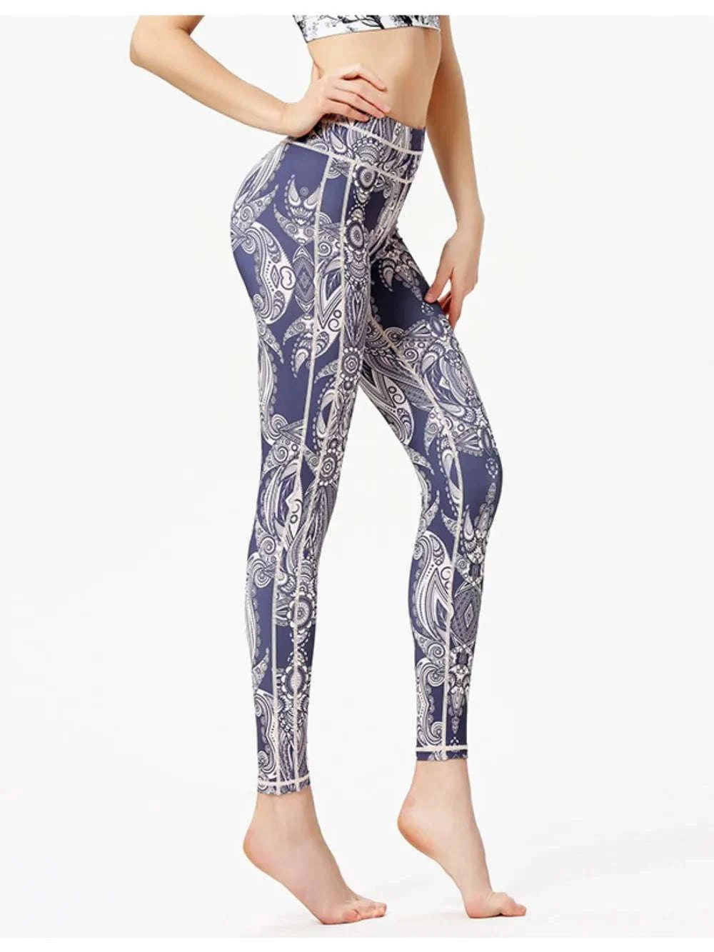 Printed Active High Waist Leggings WESTCLOSET