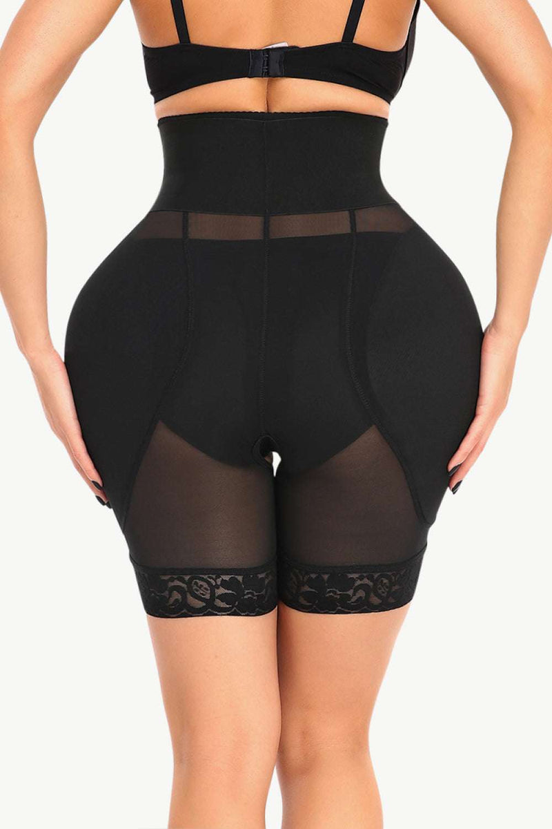 Full Size Breathable Lace Trim Shaping Shorts WESTCLOSET
