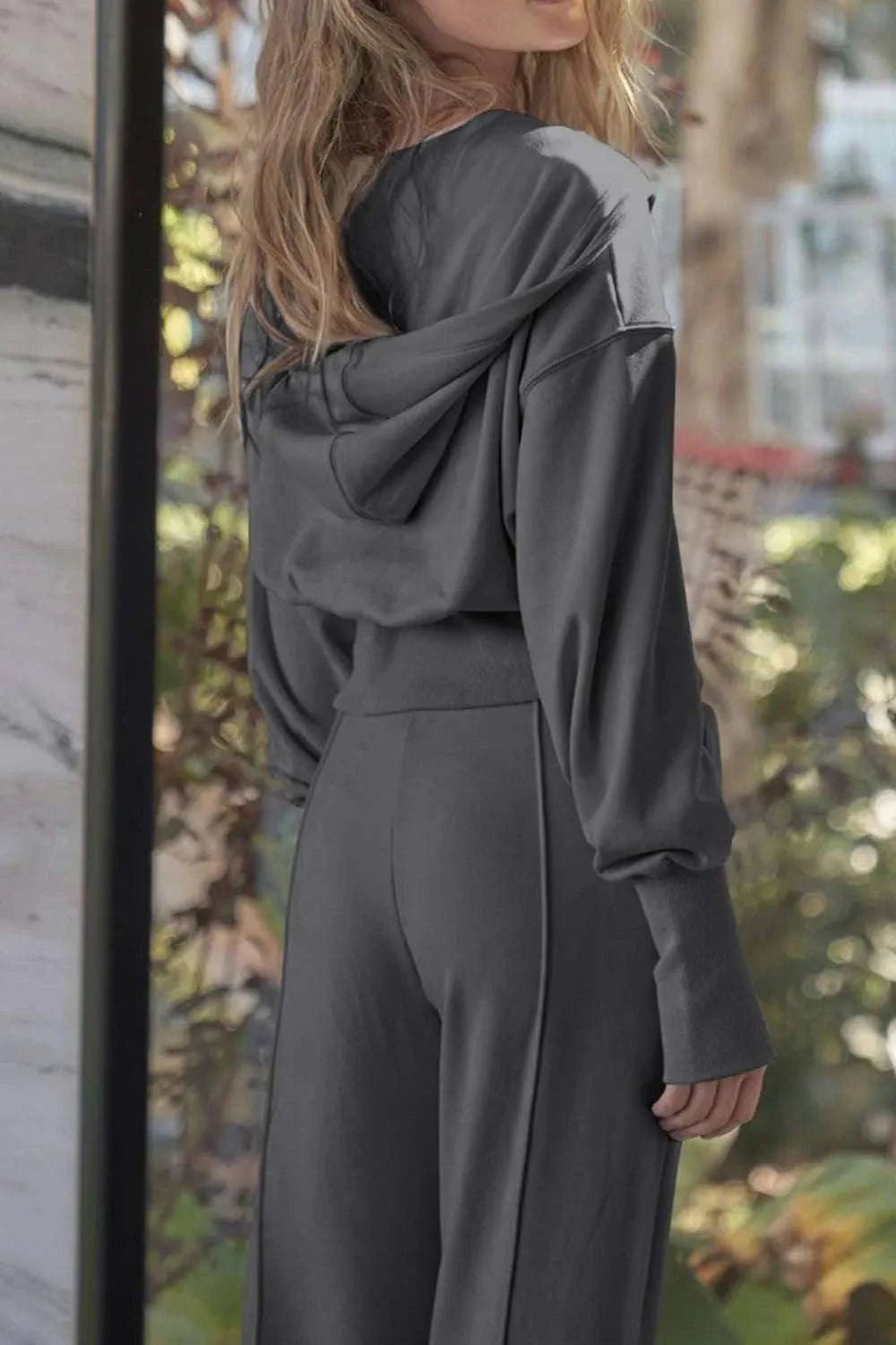 Zip-Up Hoodie and Pants Active Set WESTCLOSET
