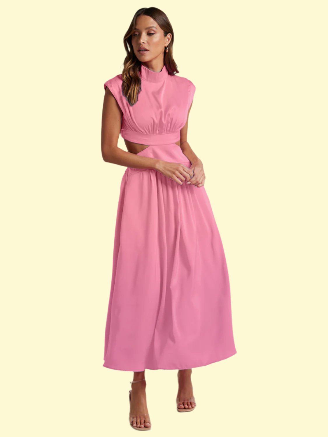 figure-hugging maxi dress