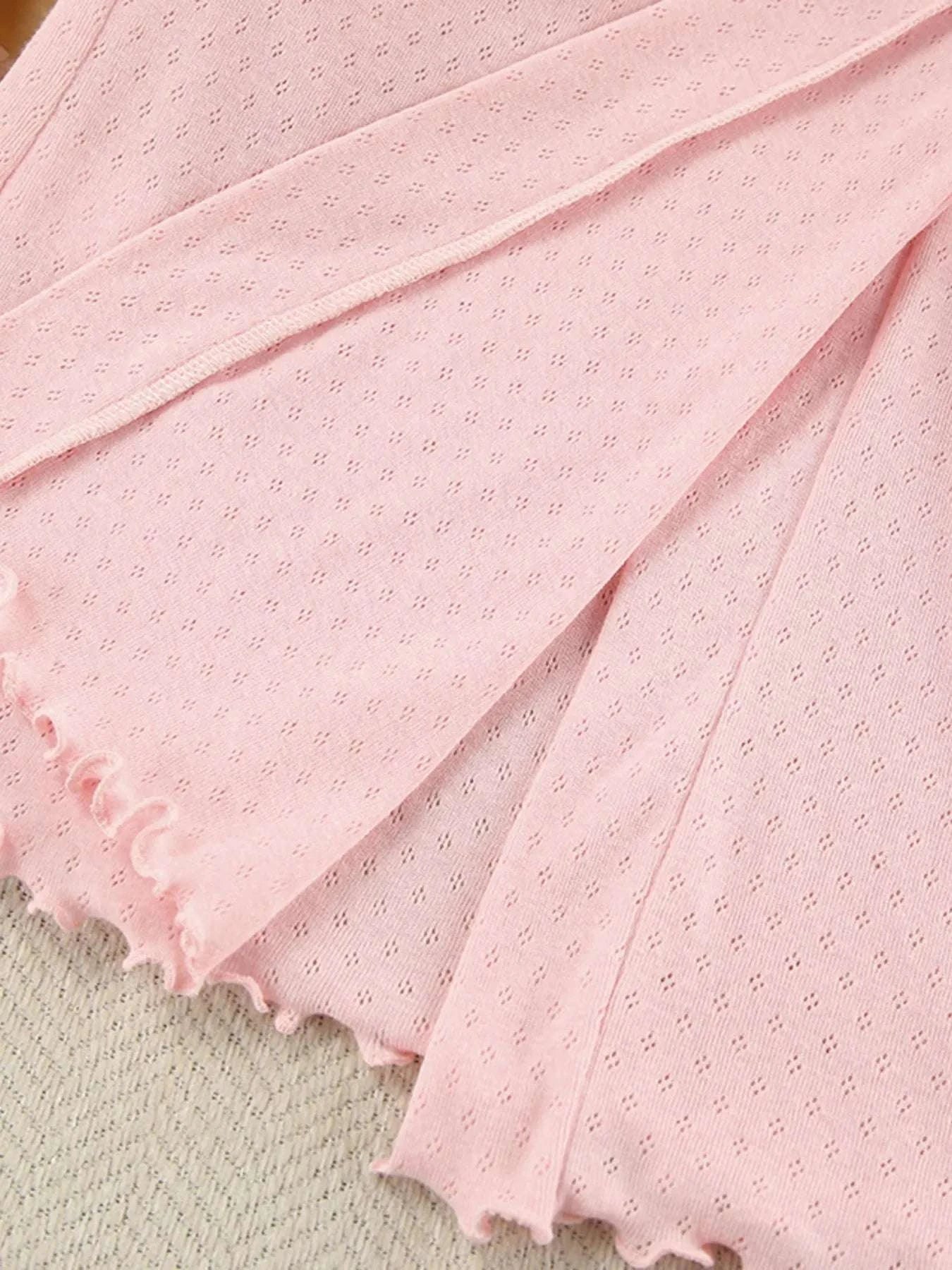 Tie Waist Kimono Sleeve Lounge Nightgown WESTCLOSET