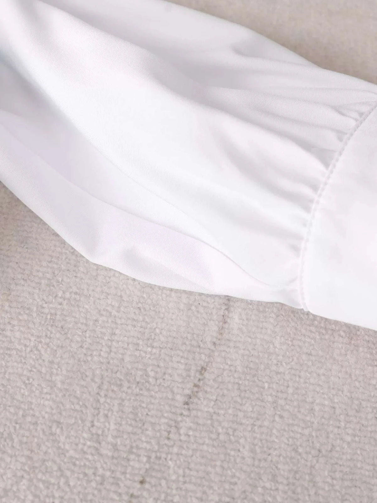 Two Tone Long Sleeve Top and Pleated Skirt Set WESTCLOSET