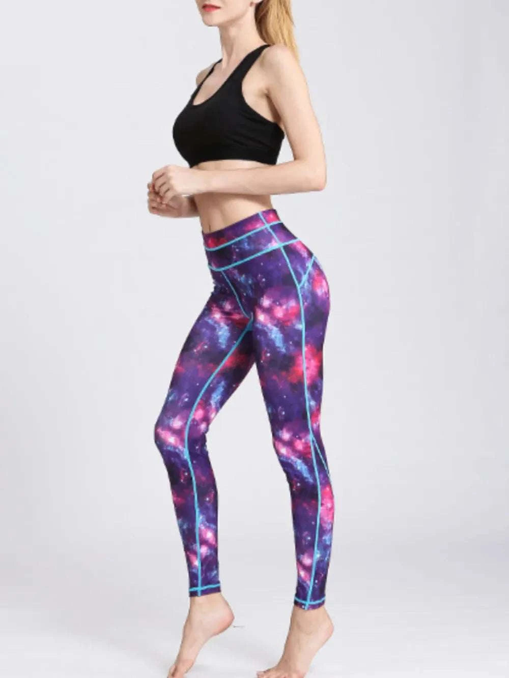 Printed Active High Waist Leggings WESTCLOSET