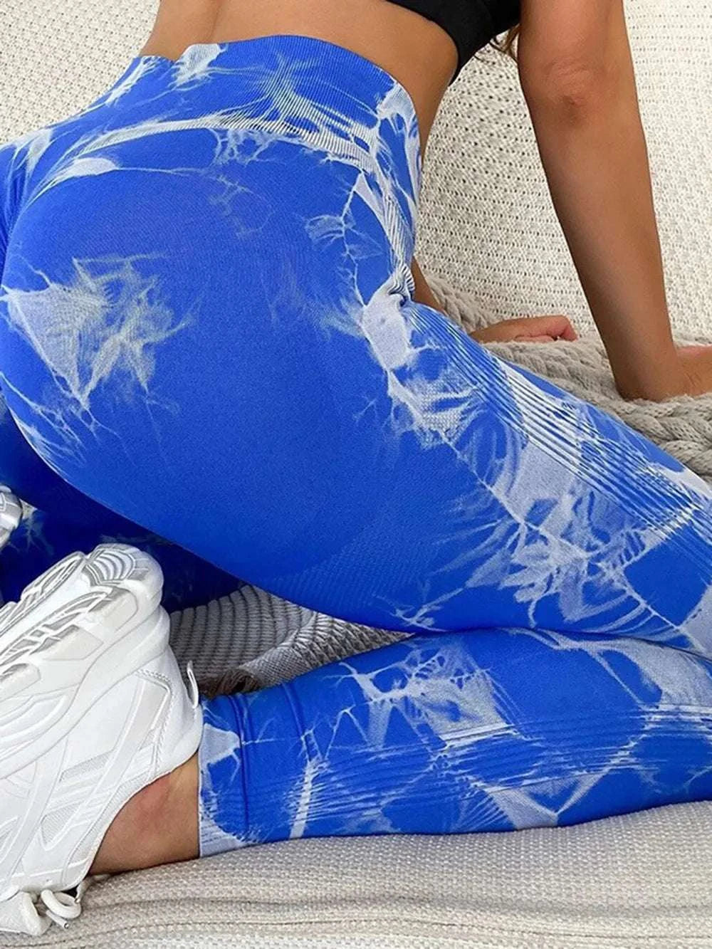 Tie-Dye High Waist Active Leggings WESTCLOSET