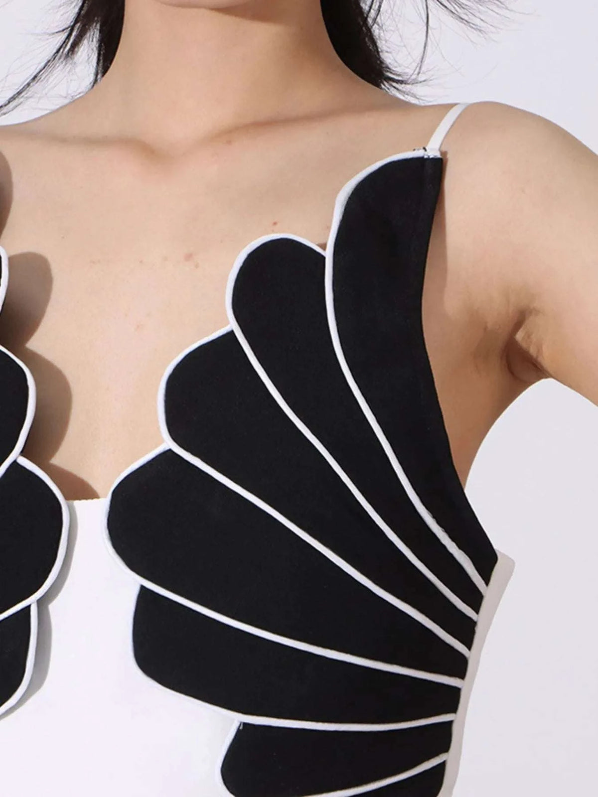 Contrast Sleeveless Wide-Leg Jumpsuit WESTCLOSET