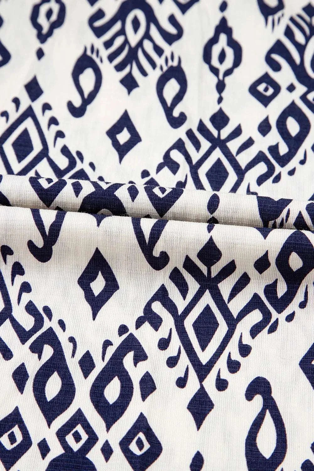 Bohemian Print Wide Leg Jumpsuit WESTCLOSET