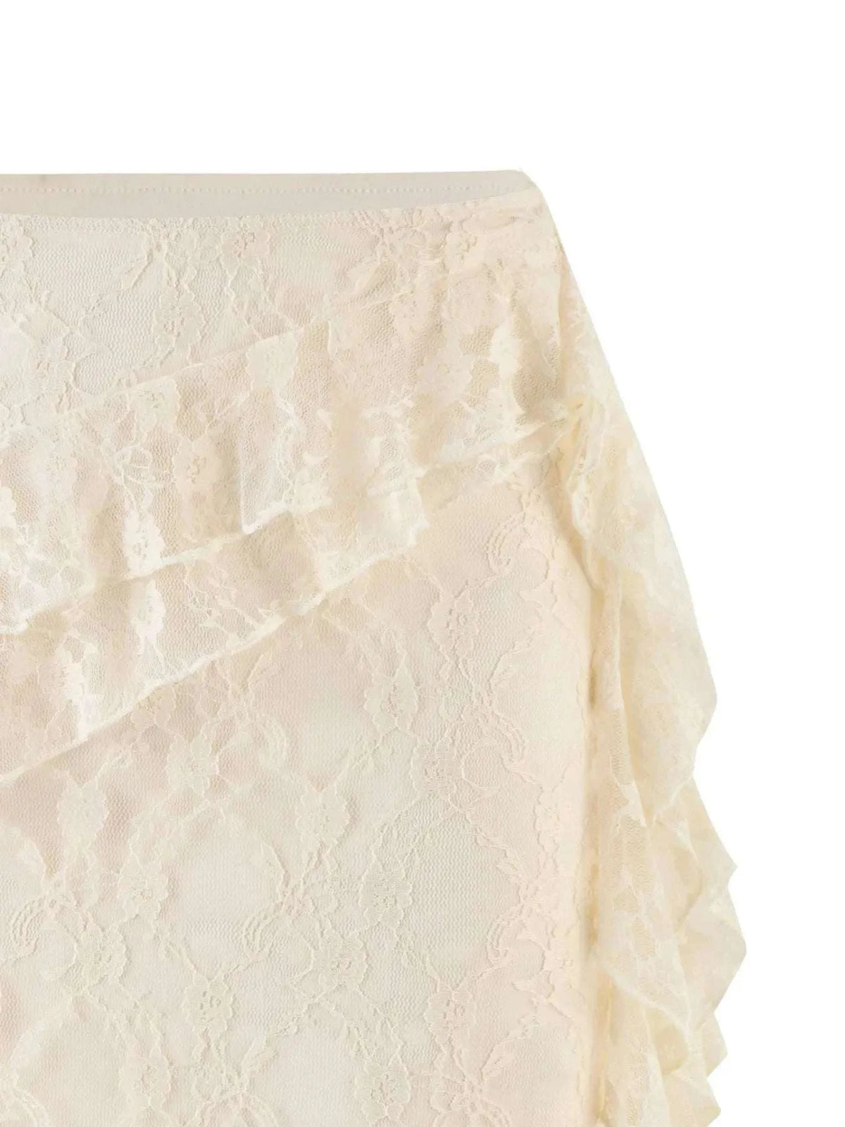 Lace Ruffle Mini Skirt WESTCLOSET