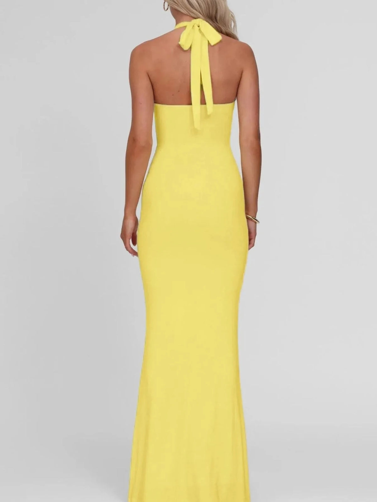 Cutout Twisted Halter Neck Maxi Dress WESTCLOSET