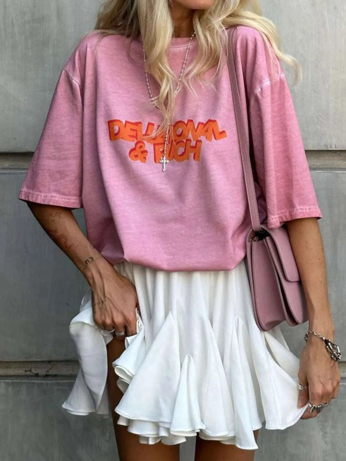 Elastic Waist Ruffled Hem Skirt WESTCLOSET