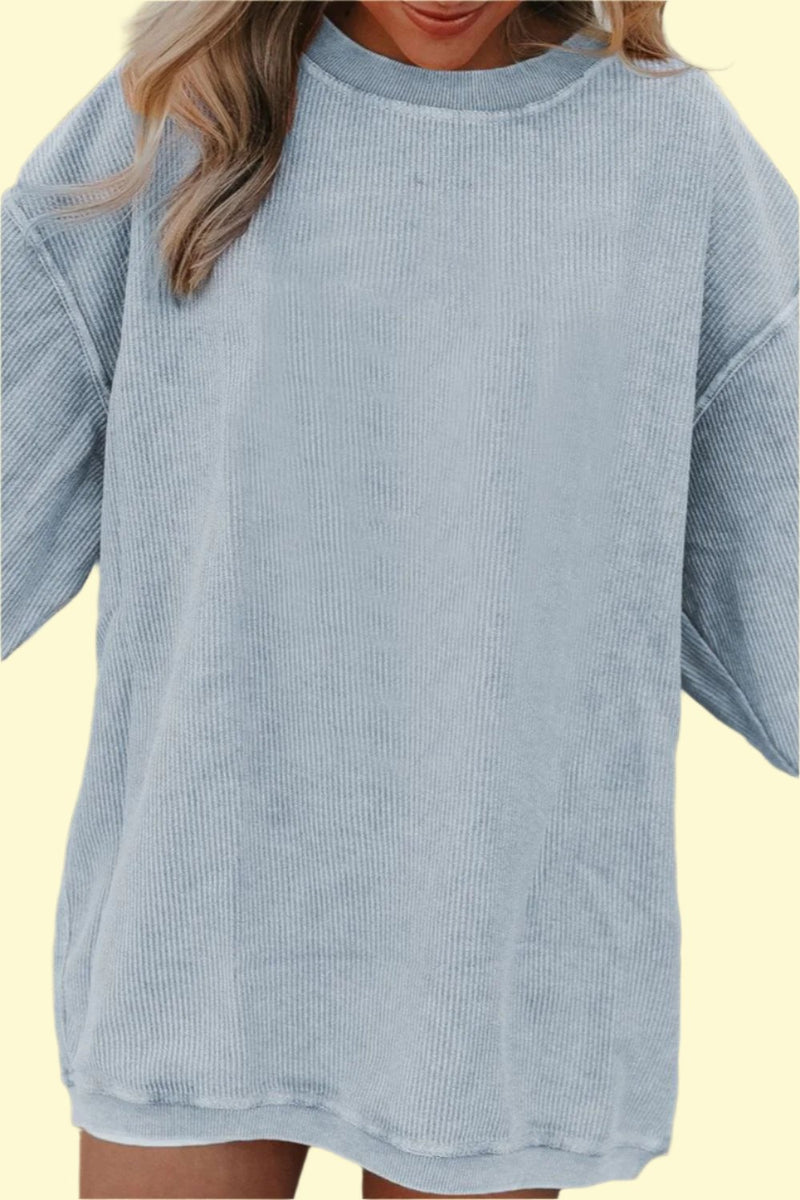 light gray soft sweatshirt 