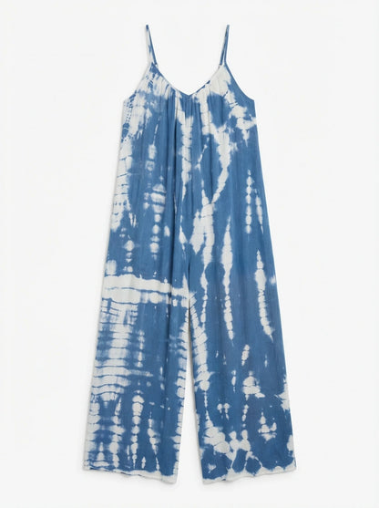 Lightweight women jumpsuit with spaghetti straps