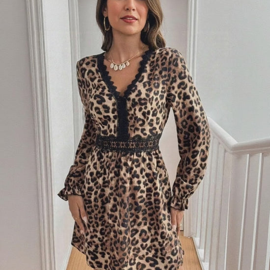 Fashion-forward leopard print dress online